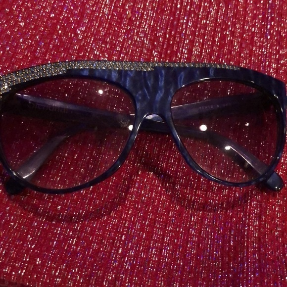 Stendal Paris blue sunglasses embellished with Swavorski Crystals main image 10
